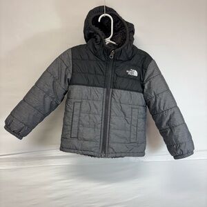 North Face Boys' Reversible Mt Chimbo Full Zip Hooded Jacket Child Size 3T